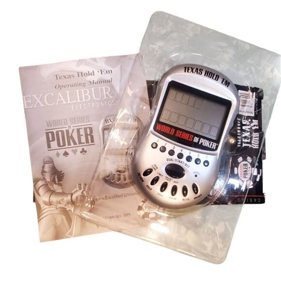 World Series Of Poker Electronic Texas Hold'em Handheld Game - Picture 4 of 4